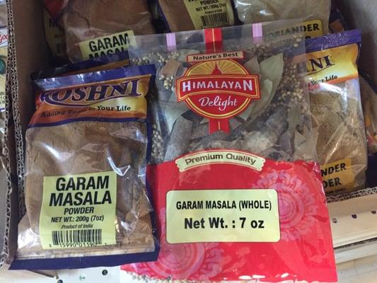 I've never seen garam masala in its "whole" form.