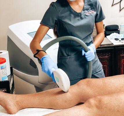 Pain free laser hair removal