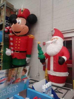 Mickey is fully 2-storeys tall