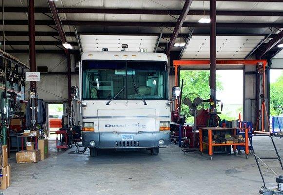 Schedule your RV maintenance before you go, so you don't have trouble on your trip!