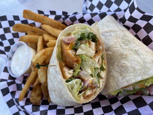 Crispy Chicken Ranch Wrap