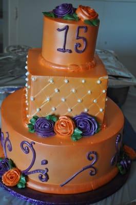 Quinceañera cake (sweet 15)