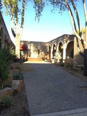 Remodeled Courtyard at 11 Sundial Circle Carefree, AZ 85377