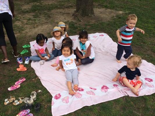 On a picnic