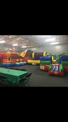 One of our birthday party set ups