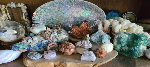 Gemstones and Shells