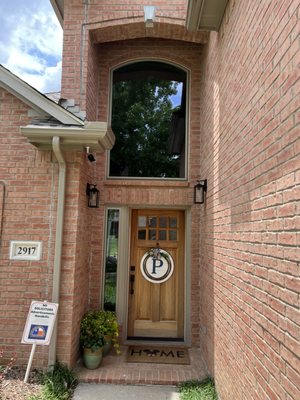 New door with Energy Efficient Windows from Energy Window Solutions a Window Installation company in the Southlake, TX area.