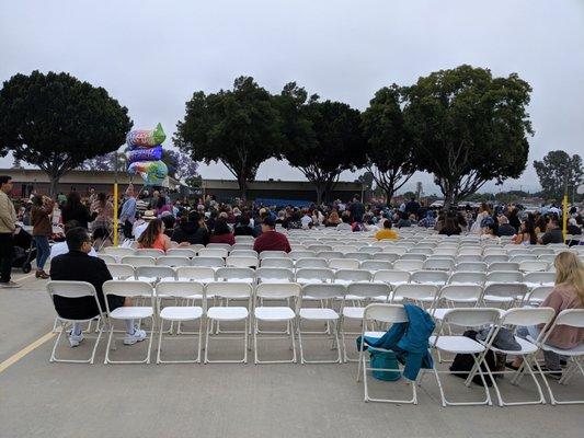 Cloudy day for graduation. At least no sunburns =)