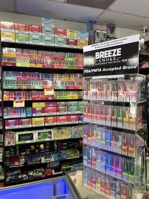 Fully stocked of the popular Breeze disposable devices!