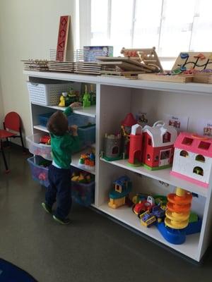 Lots of toys to play with and work in with book themes.