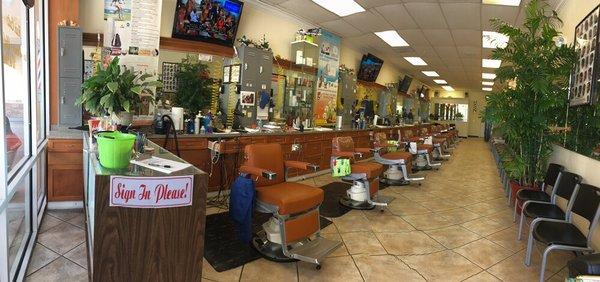 Very clean barber shop !!