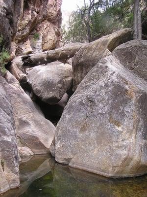 I climbed up that boulder and had a snack and enjoyed the beauty.