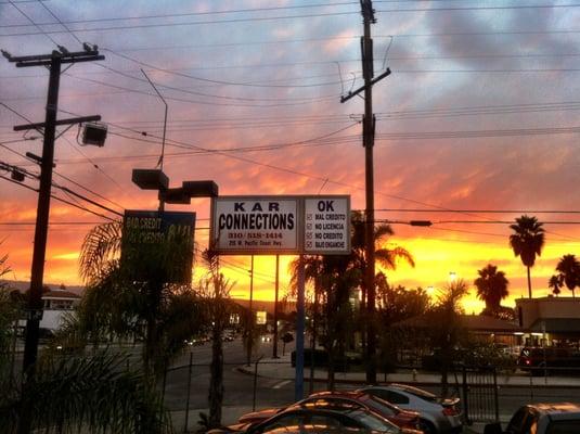 Bayside Auto sunset