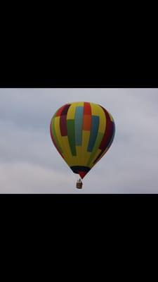 It was a really pretty day and even despite it being in the mid 50s it was pretty warm riding in the balloon.