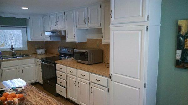 After photo kitchen cabinets