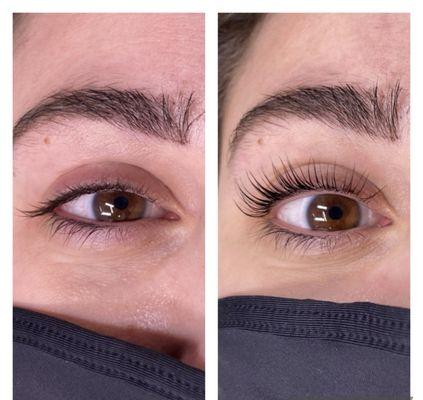 Lash lift & tint