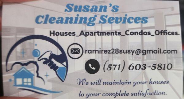 Susan's Cleaning services