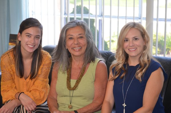 Anjelica, Dorothy, and Monier