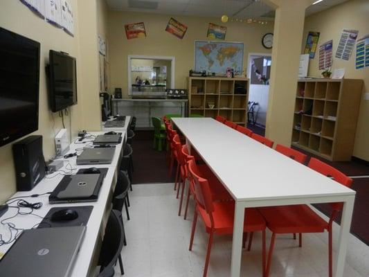 First After School & Computer Lab and Learning Area.