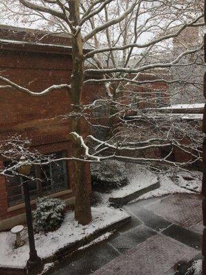 The Courtyard at the Discover Albany Visitors Center