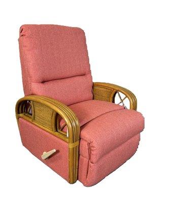 new rattan arm recliner