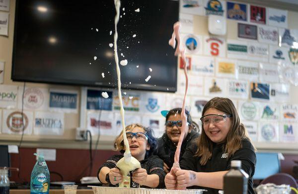 Volunteer for Junior Science, a hands-on STEM program for students in grades 4-6, at the Kenney Community Center