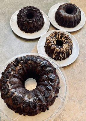 Chocolate Bundt and minis