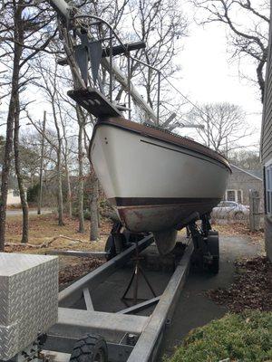 Outstanding professional boat hauling service on Cape Cod.