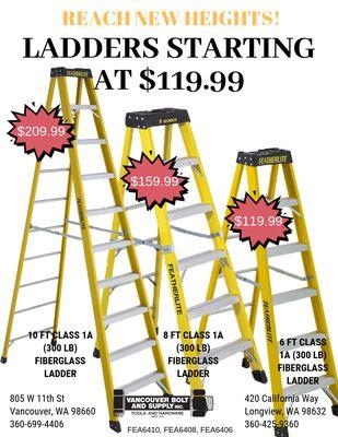 We have ladders!