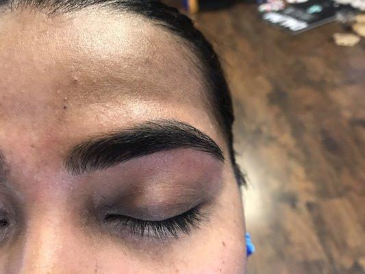 We do perfect eyebrows shape.