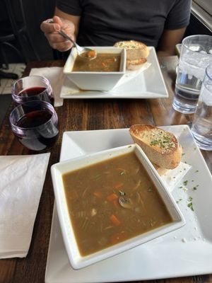 Mushroom Beef Barley soup