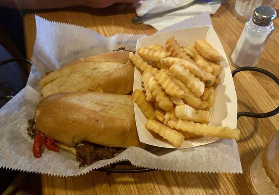 Philly cheese steak sandwich Vey yummy