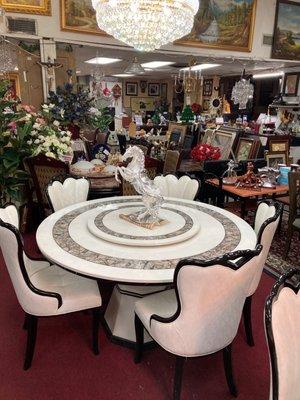 Beautiful marble dining set!