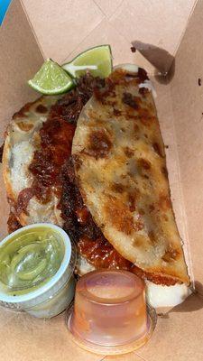 Quesadilla Oaxquena with brisket