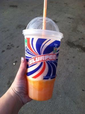 Sugar free orange cream slurpee? Yes, please!