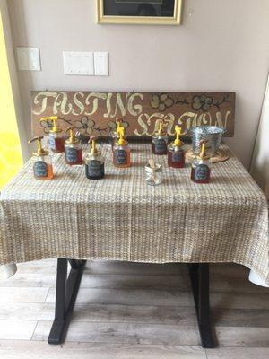 Tasting corner