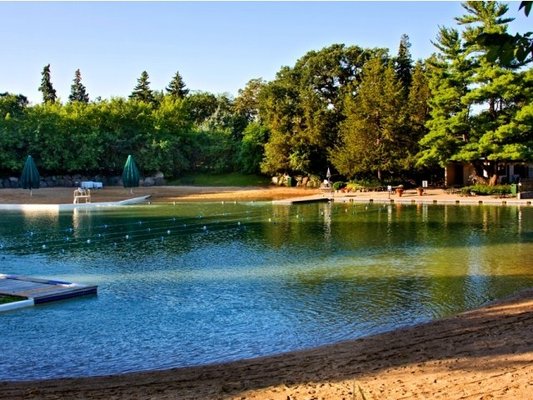 Make a splash in the Preserve sand bottom pool!