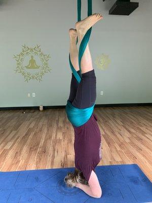 Aerial Yoga at Theraways is awesome!