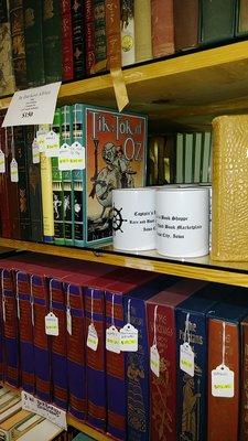 Collectable Books such as Wizard of Oz at Captain's Book Shoppe.