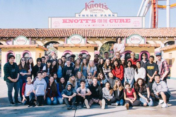 Since their opening year, Ambassador students have had an annual trip to Knott's Berry Farm. This is the one from 2017!