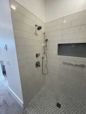 Custom bathroom, master addition Marlborough ma