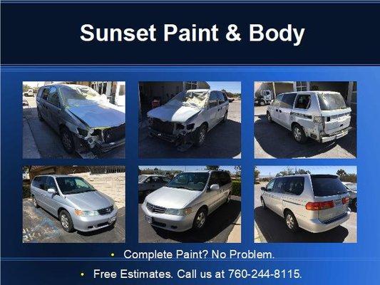 Sunset Paint & Body Inc