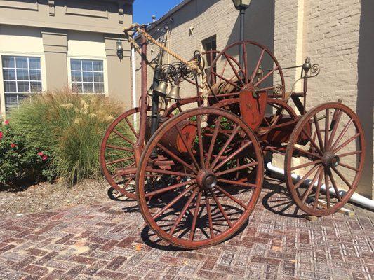 Old wagon for the fire department.