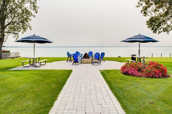 Beautiful views of Anchor Bay of Lake St. Clair.