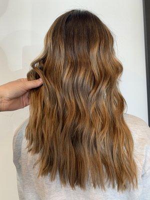 Natural balayage.