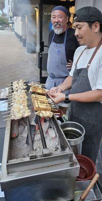 Smok Moc Yakitori, which will be opening in the city of Lomita in mid-2024, bbqing Japanese food for Sakè Secret