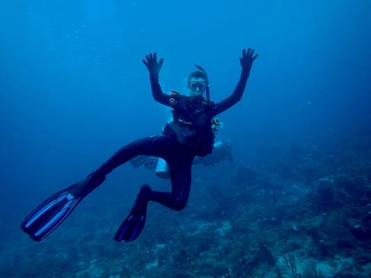 Diving was so much fun, and the visibility was amazing!