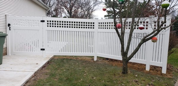 Fence installation