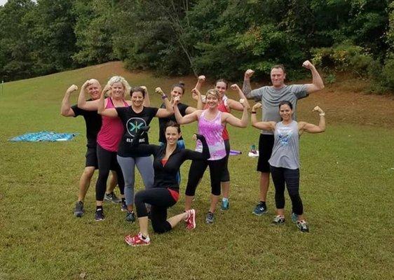 Boom Camp! Our boot camp style group fitness class!