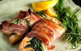 Bacon Wrapped Salmon